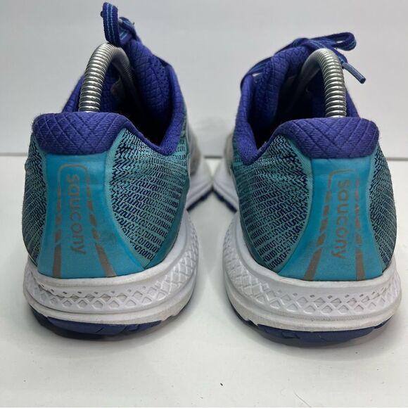 Saucony Ride 10 White Running Shoes Sneakers - Picture 7 of 10